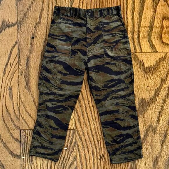Vintage 70’s Tiger Stripes Camo Jungle Hunting Pants - Picture 1 of 5